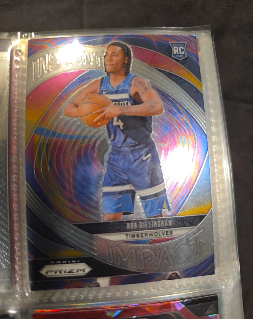 2024-25 Panini Prizm #8 Rob Dillingham Instant Impact — front