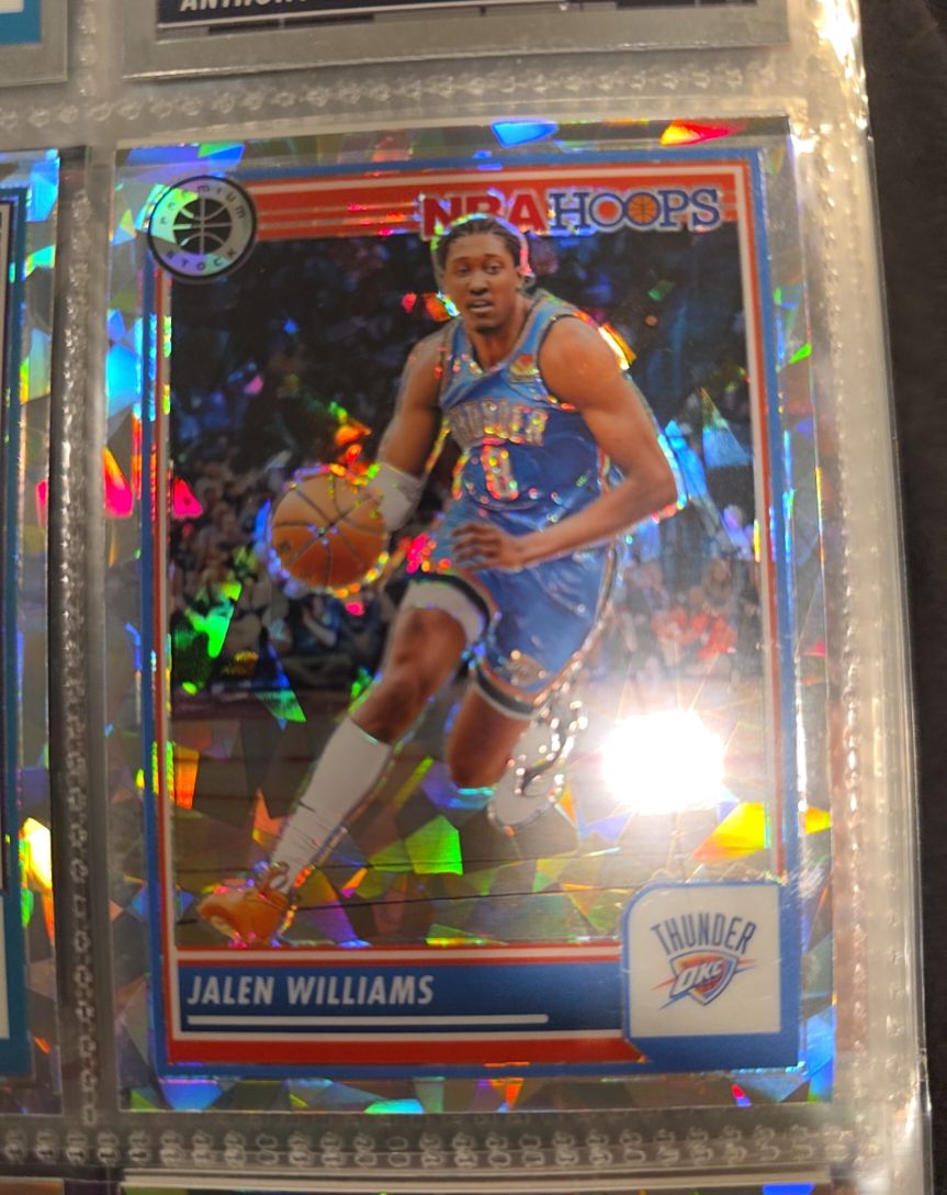 2023-24 Panini NBA Hoops Premium Stock #117 Jalen Williams — front