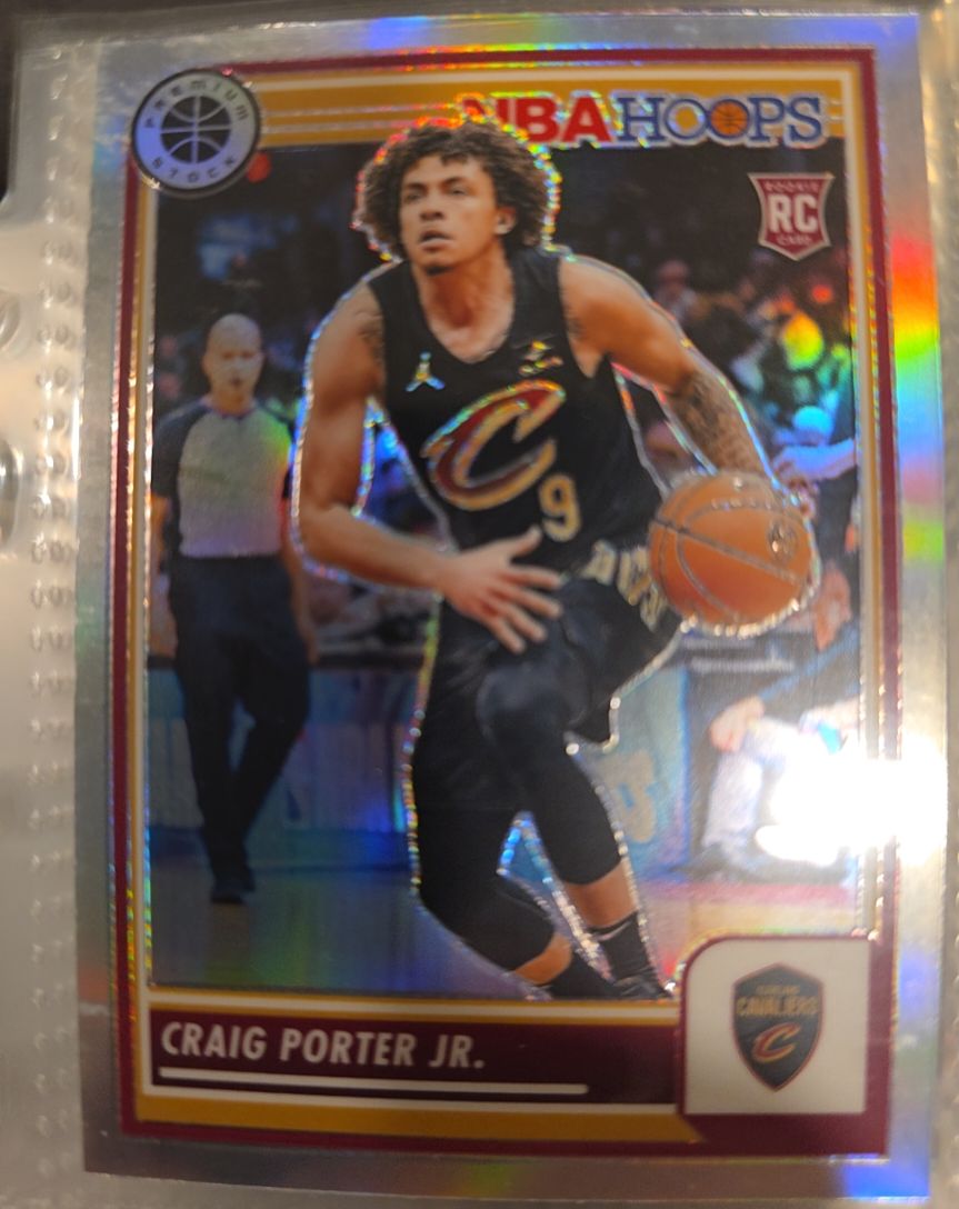 2023-24 Panini NBA Hoops Premium Stock #65 Craig Porter Jr. — front