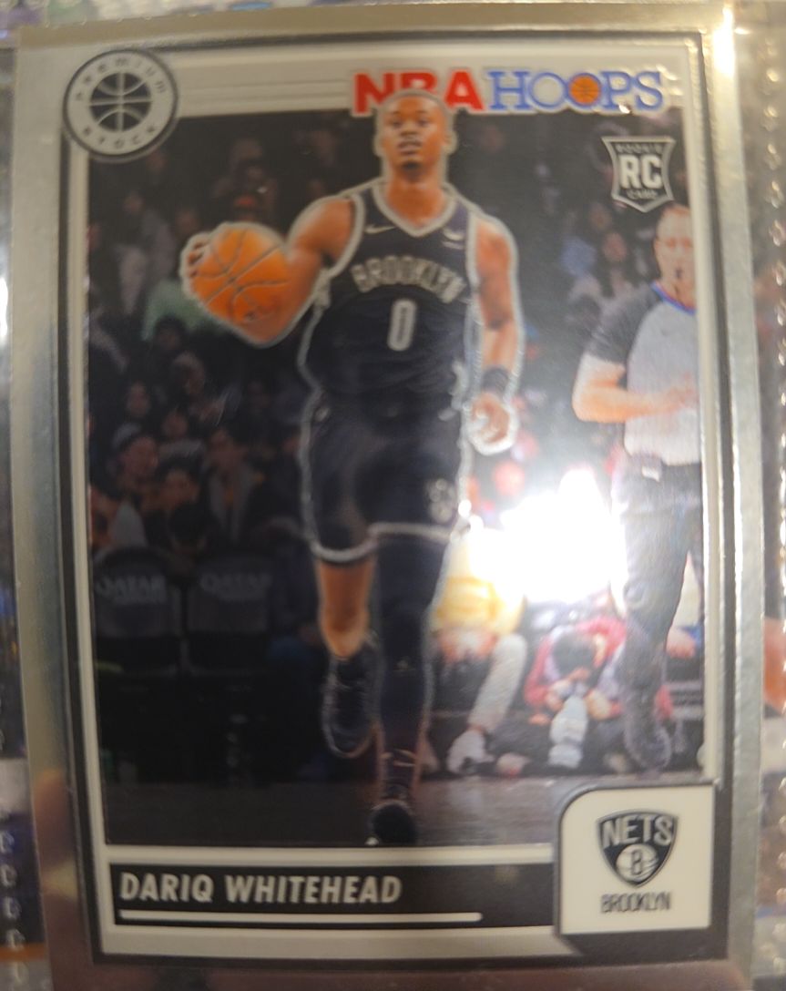 2023-24 Hoops Haunted Hoops #238 Dariq Whitehead RC Brooklyn Nets — front