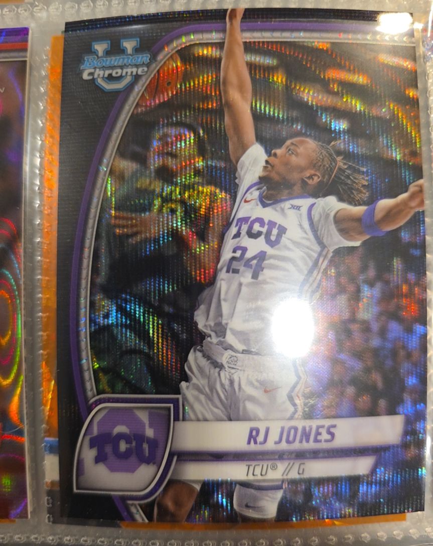2024-25 Bowman Chrome University #84 RJ Jones — front
