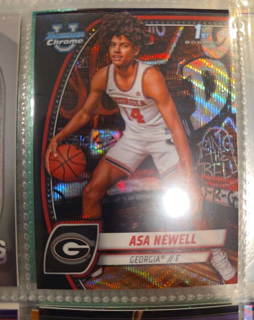 2024 Bowman Chrome University #8 Asa Newell — front