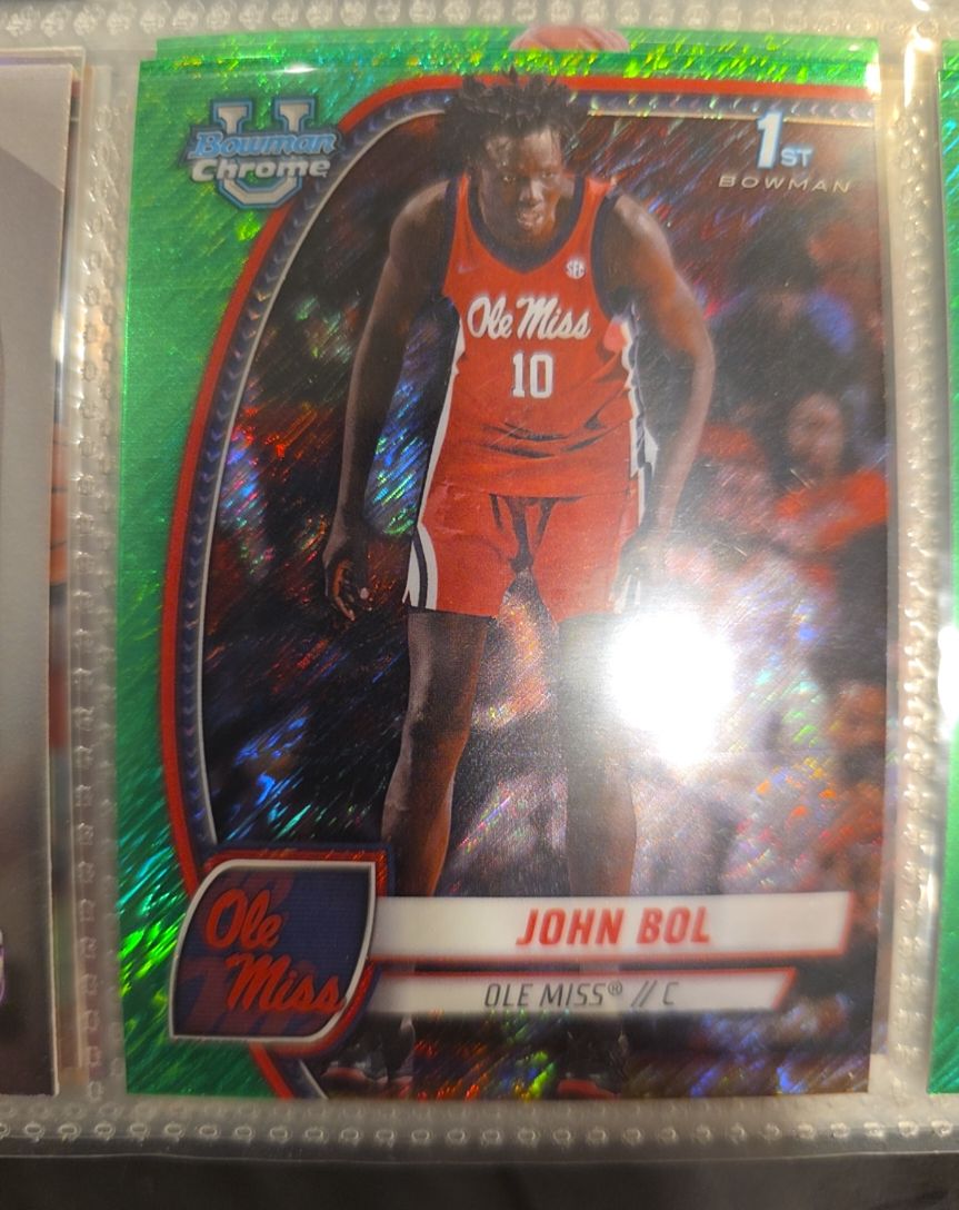 2024-25 Bowman University Chrome #31 John Bol — front