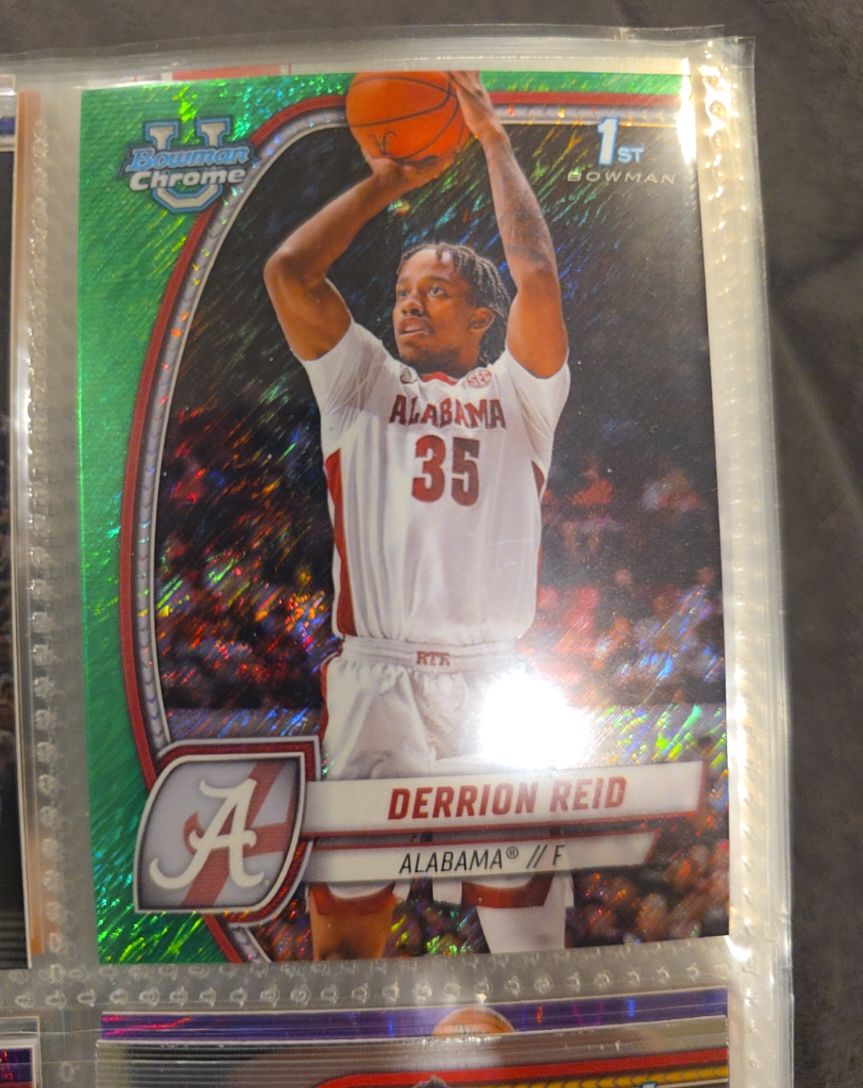 2024 Bowman Chrome University #20 Derrion Reid — front