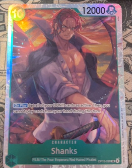 One Piece OP13-028 #028 Shanks — front