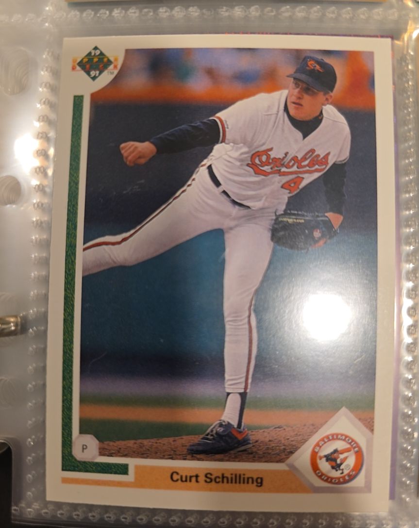 1991 Upper Deck #528 Curt Schilling — front