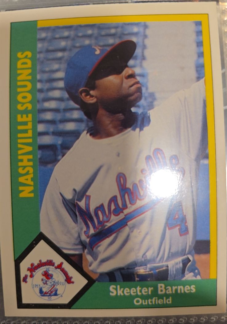 1990 CMC #138 Skeeter Barnes — front