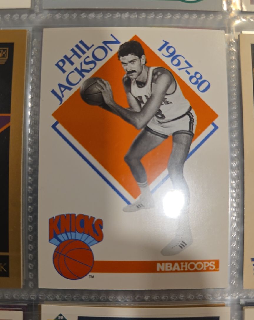 1990-91 NBA Hoops #348 Phil Jackson — front