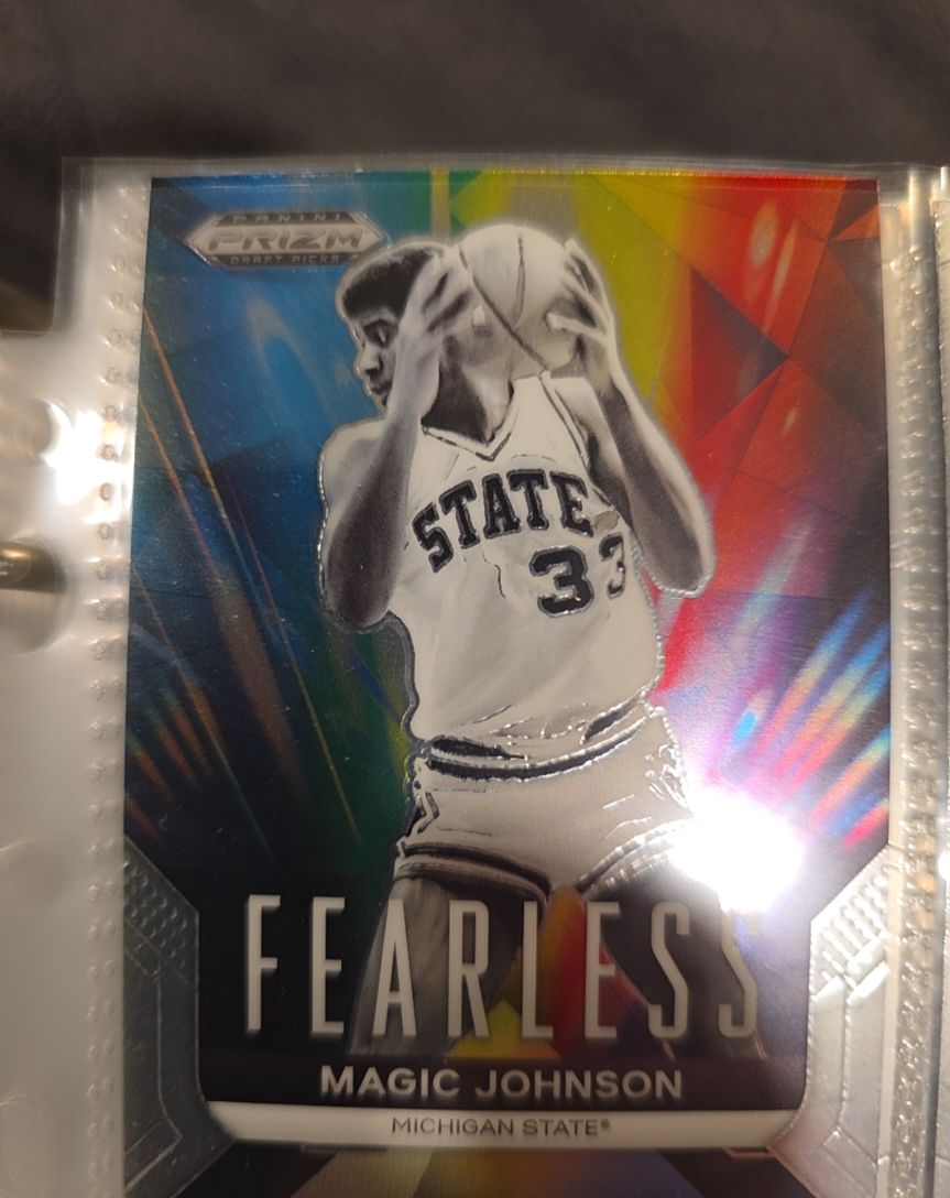 2024 Panini Prizm Draft Picks Fearless #13 Magic Johnson — front