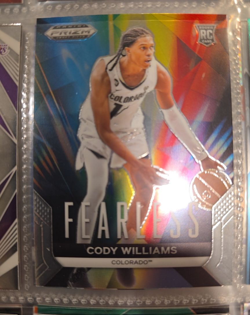 2024 Panini Prizm Draft Picks Fearless #5 Cody Williams — front