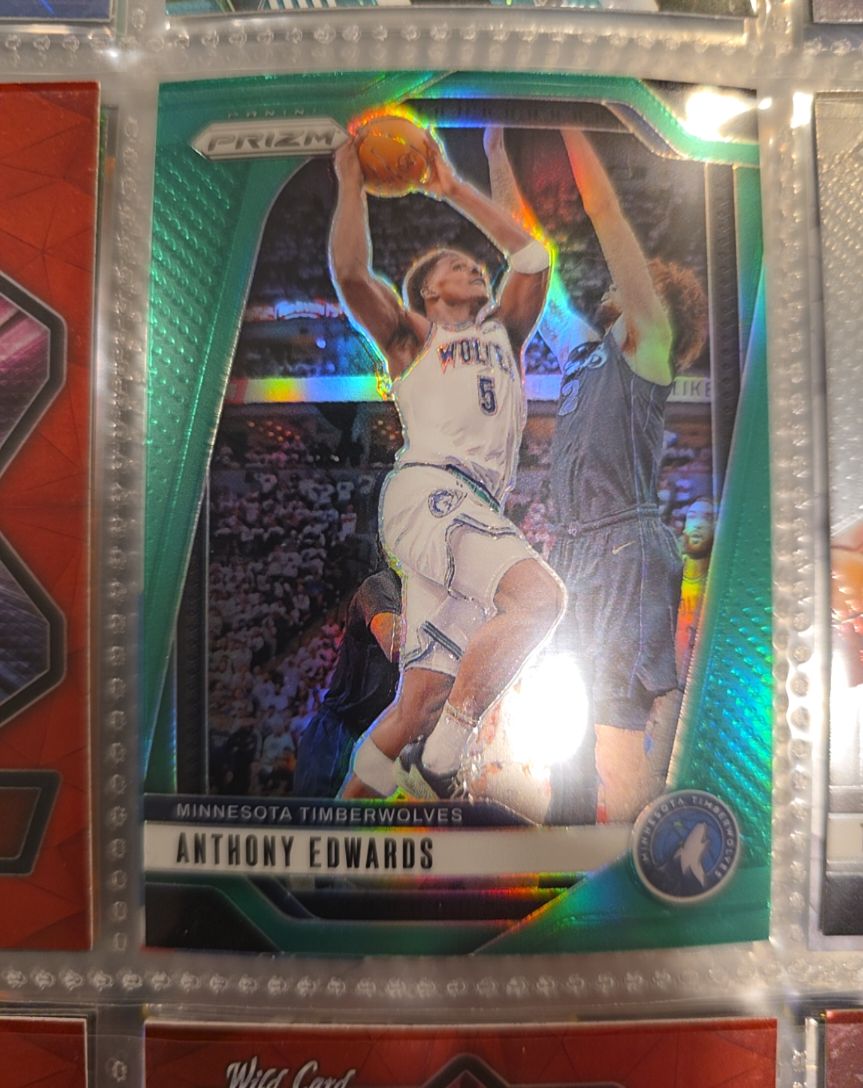 2024-25 Panini Prizm #100 Anthony Edwards — front