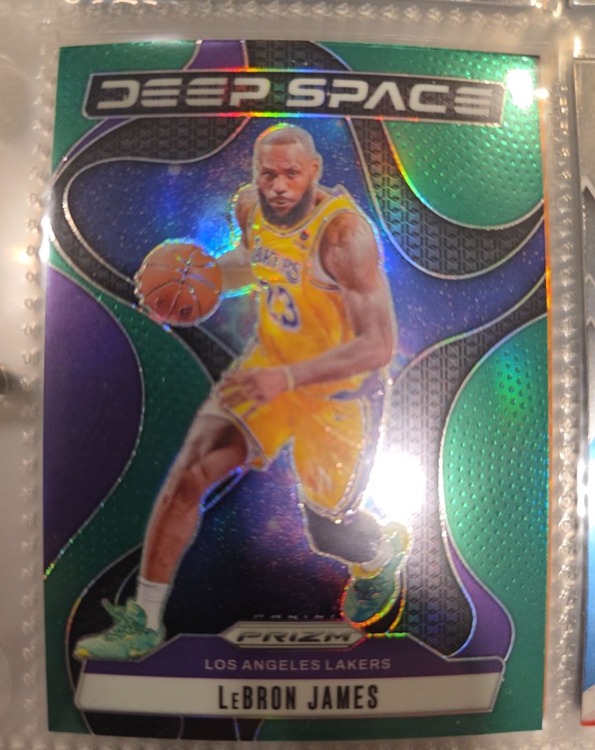 2024-25 Panini Prizm #5 LeBron James Deep Space — front