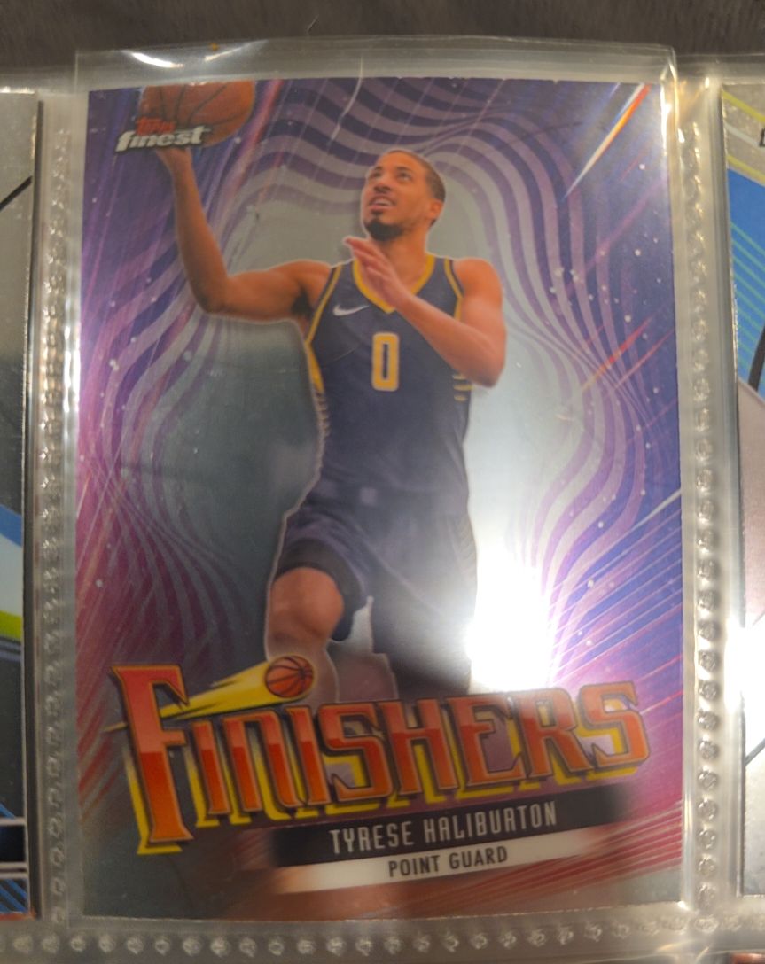 2023-24 Topps Finest Finishers #F-9 Tyrese Haliburton — front