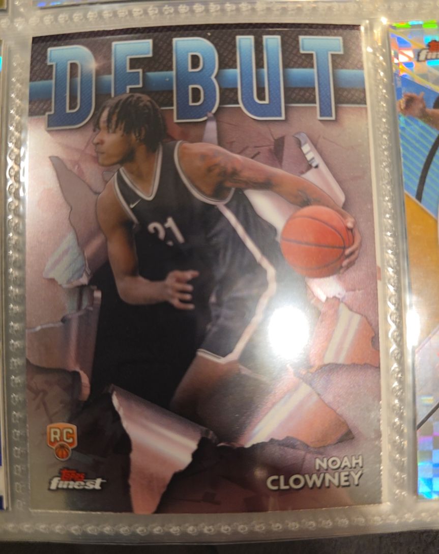 2023-24 Topps Finest Debut #D-13 Noah Clowney — front