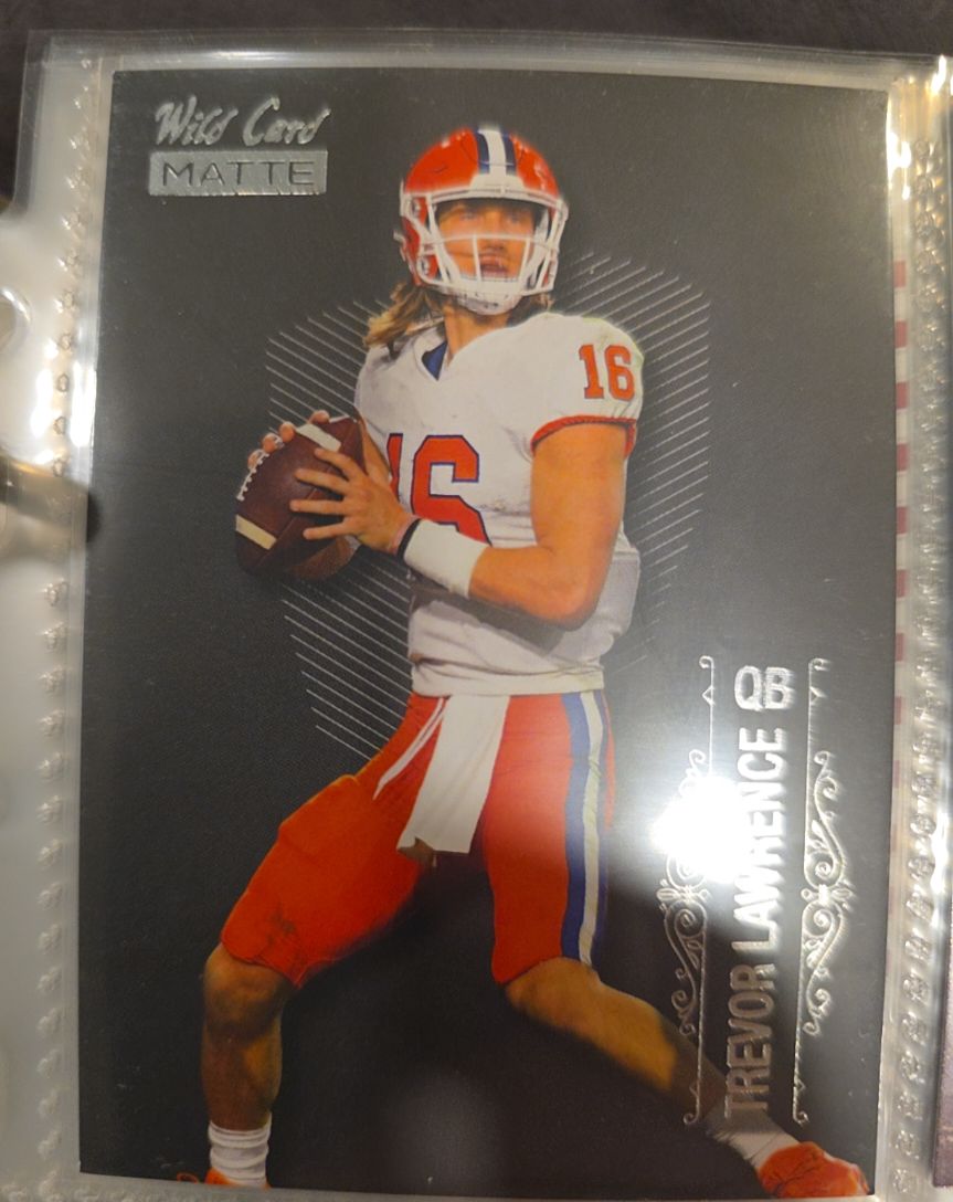 2021 Wild Card Matte #MBC-1 Trevor Lawrence — front
