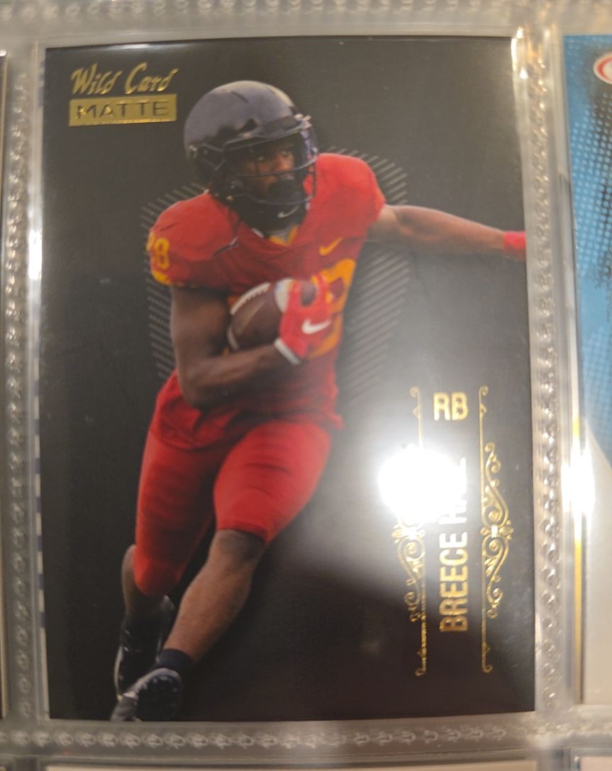 2022 Wild Card Matte #MB-6 Breece Hall — front