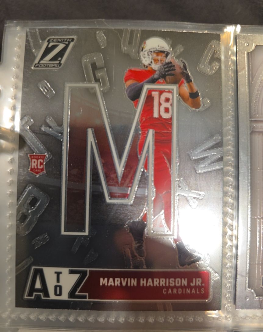 2024 Panini Zenith #13 Marvin Harrison Jr. A to Z — front