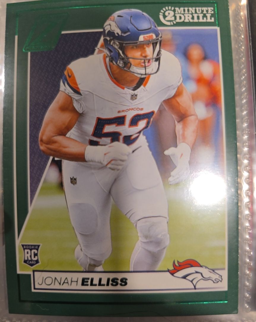 2024 Panini Zenith #157 Jonah Elliss Denver Broncos Rookie Card — front