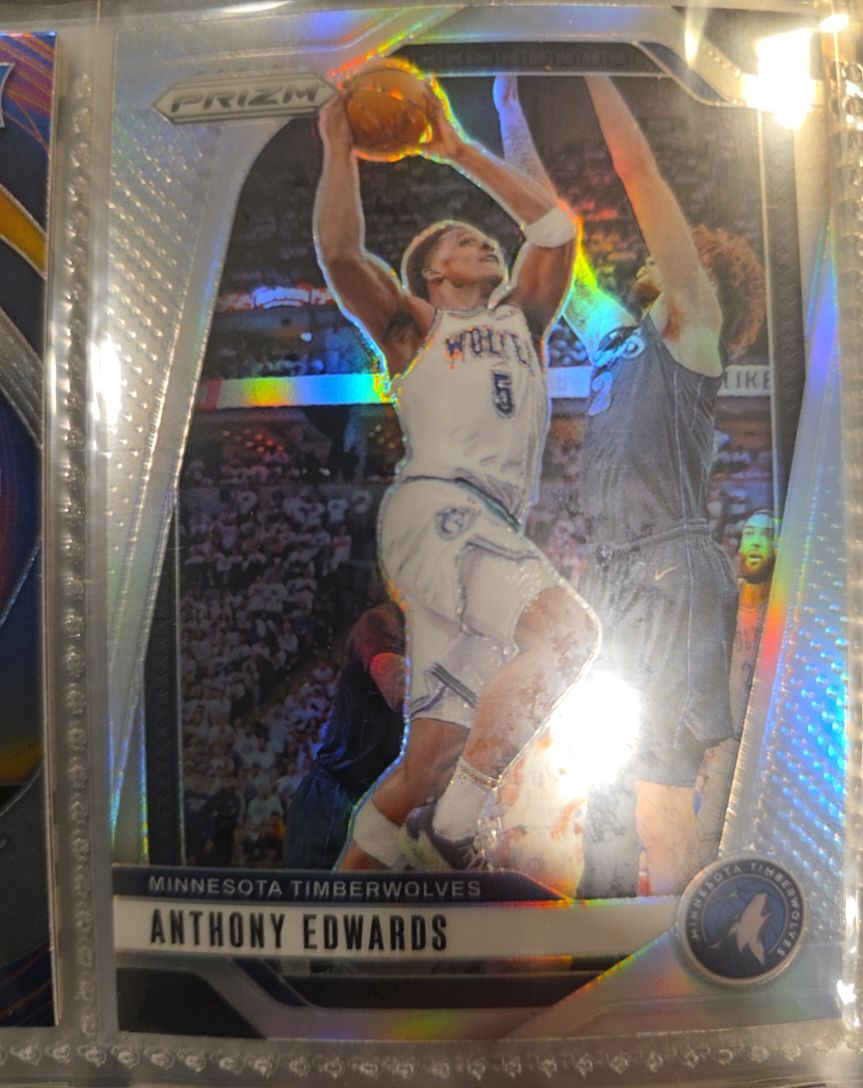 2024-25 Panini Prizm #100 Anthony Edwards — front