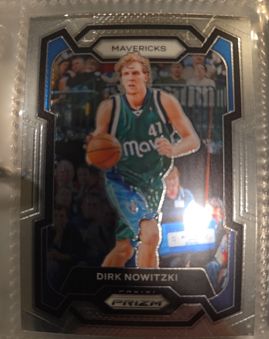 2023-24 Panini Prizm #187 Dirk Nowitzki Dallas Mavericks — front