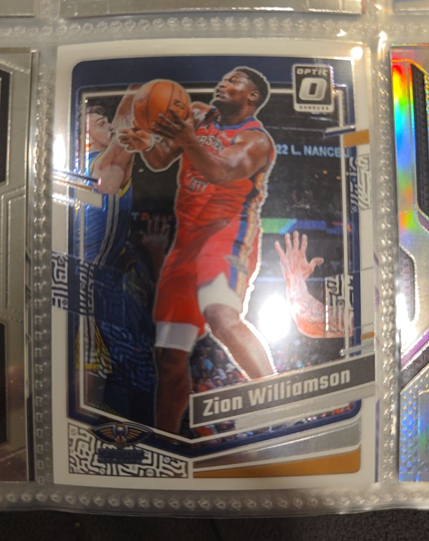 2023-24 Panini Donruss Optic #35 Zion Williamson — front