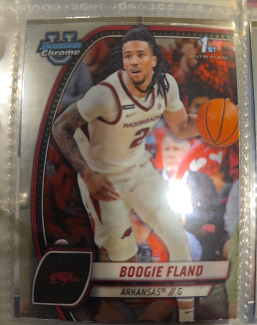 2024-25 Bowman University Chrome #11 Boogie Fland — front