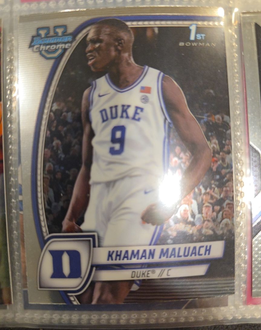 2024 Bowman Chrome University #46 Khaman Maluach — front