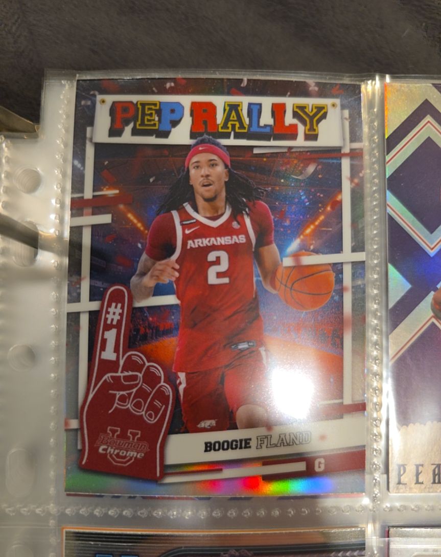 2024-25 Bowman University Chrome #PR-4 Boogie Fland Pep Rally — front