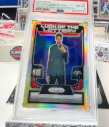 2023-24 Panini Prizm Luck of the Lottery #7 Victor Wembanyama — front