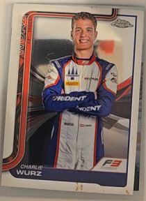 2025 Topps Chrome Formula 1 #48 Charlie Wurz — front