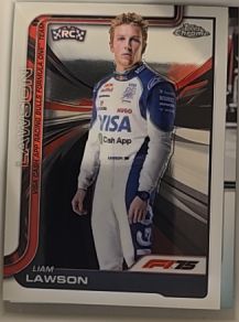 2025 Topps Chrome Formula 1 #11 Liam Lawson — front