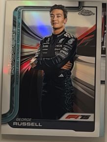 2025 Topps Chrome Formula 1 F1 George Russell #7 — front