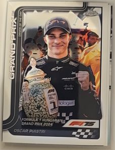 2025 Topps Chrome Formula 1 #134 Oscar Piastri — front