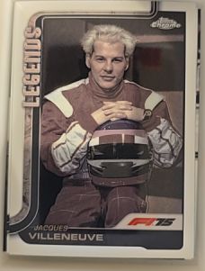 2025 Topps Chrome F1 Legends #163 Jacques Villeneuve — front