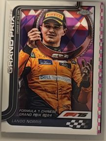 2025 Topps Chrome Formula 1 #126 Lando Norris — front
