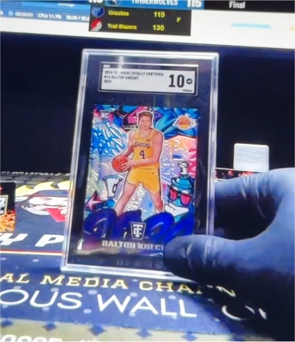 2024-25 Panini Prizm Instant Impact #5 Dalton Knecht — front