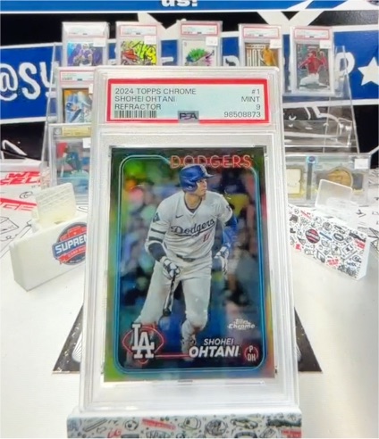 2024 Topps Chrome #1 Shohei Ohtani — front