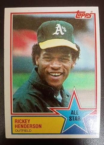 1983 Topps #391 Rickey Henderson — front