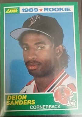 1989 Score #246 Deion Sanders — front