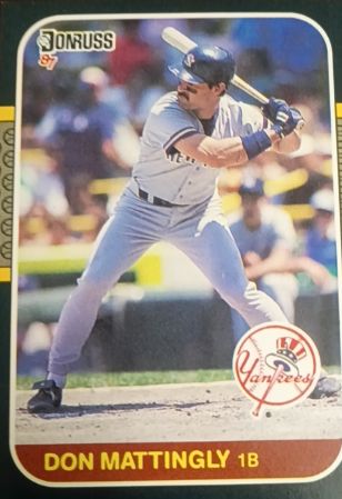 1987 Donruss #52 Don Mattingly — front