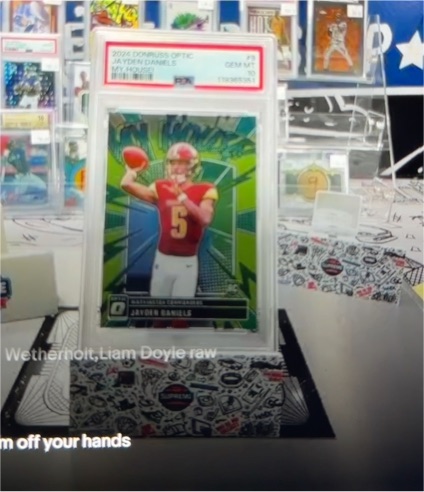 2024 Donruss Optic #3 Jayden Daniels — front