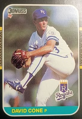 1987 Donruss #502 David Cone — front