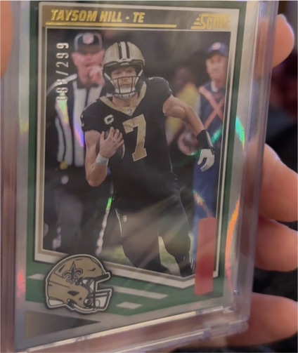 2025 Panini Score #141 Taysom Hill — front