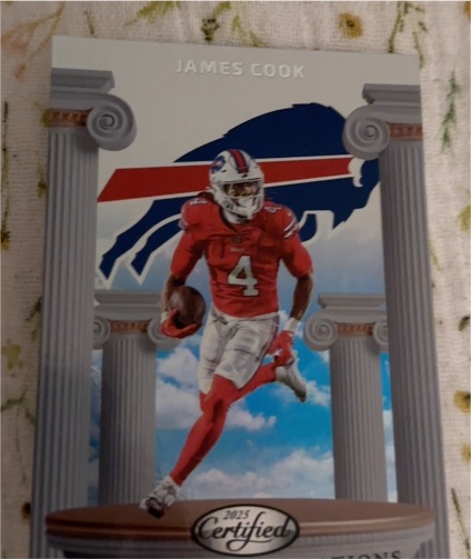 2025 Panini Certified #FFO-JCK James Cook Franchise Foundations — front