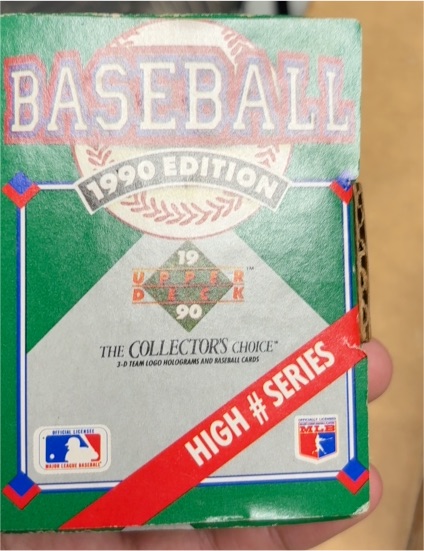 1990 Upper Deck The Collector's Choice High # Series Baseball Set — front
