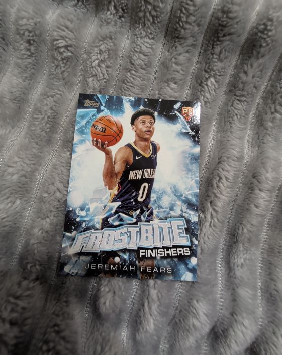 2025-26 Topps Holiday Frostbite Finishers #FF-JF Jeremiah Fears — front