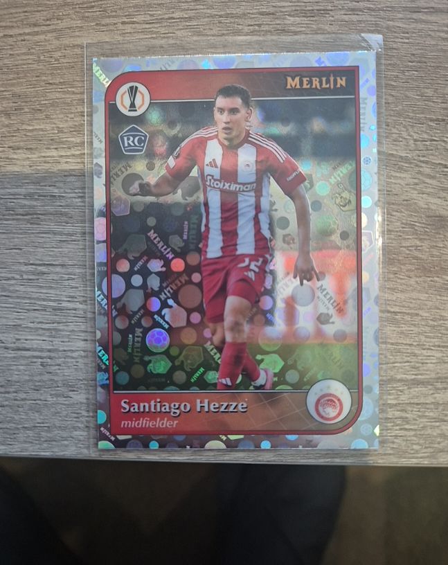 2024-25 Topps Merlin UEFA Club Competitions #Santiago Hezze Rookie — front