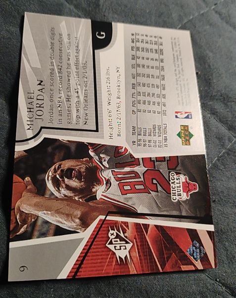 2003 Upper Deck SPx #9 Michael Jordan — front