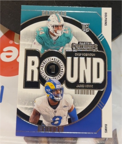 2024 Panini Contenders #6 Chop Robinson & Jared Verse Round Numbers — front