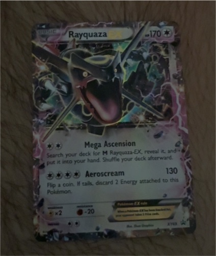 Pokémon TCG Rayquaza EX XY69 Promo Holo — front